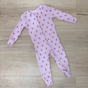 Skims Gingerbread Holiday Sleep Zip Romper